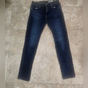 Adriano Goldschmied AG Farrah Skinny in Valt High Rise Blue Jeans 28R